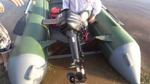 Первый запуск мотора Хайди 9,9