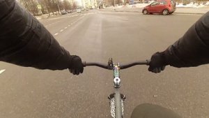 Зимний выезд на велосипеде фикс в Бутово (jamis beatnik) in winter on fixed gear