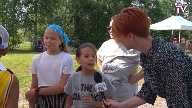 Интерактивное мероприятие "Грамотный пешеход" в Петро-Славянке. 6 августа 2022 г.