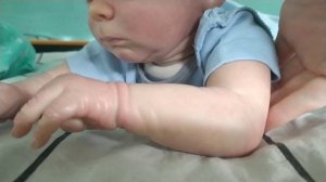 Реборн Августин учится ползать👣👶