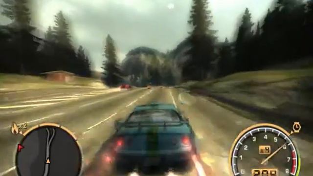 Need for Speed Most Waned, без столкновений.