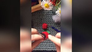 Божья коровка крючком. Вязание крючком. Вязание для начинающих. Игрушка крючком
