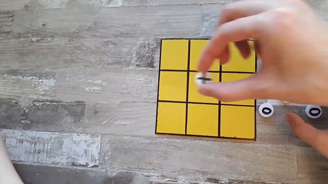 Настольная игра " Крестики-нолики" своими руками.