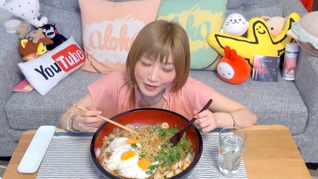 [MUKBANG]【Indo mie】6 Packets of Fried Indonesian Noodles 3008kcal| Yuka [Oogui]