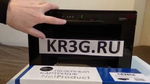 Картридж CE285A - аналог Canon 725. Установка CE285A в МФУ Canon MF3010. Распечатка счетчика MF3010