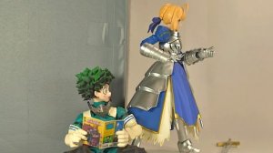 Deku & Saber Chillin' | Amazing Yamaguchi + Figma Stop Motion Short |