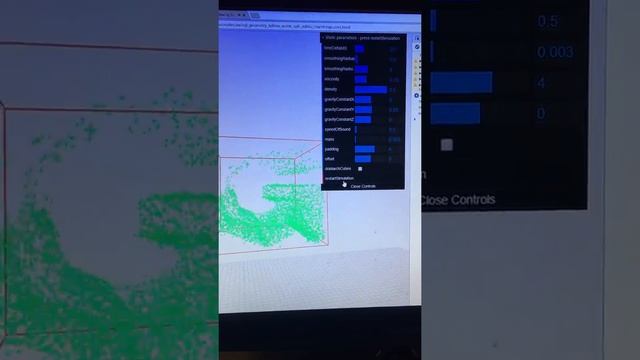 smoothed particle hydrodynamics with threejs / gpgpu