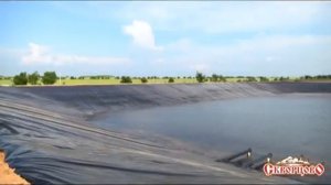 Строительство пруда накопителя ГК "Скворцово" в 2015 году.