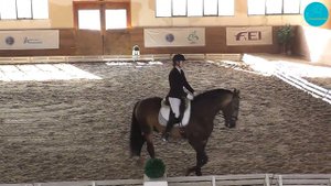 Попова Дарья и Томас, Кубок РК по Выездке, 3 место 61,59%, Личный приз Дети, Алматы, 02-10-2023