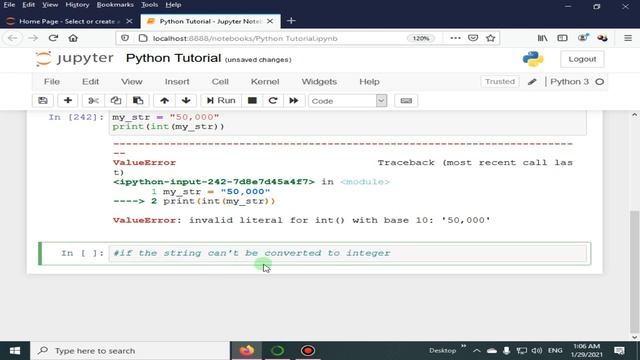String To Integer Conversion | Python 4 You | Lecture 172