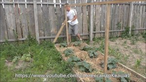 Шпалера своими руками для огурцов