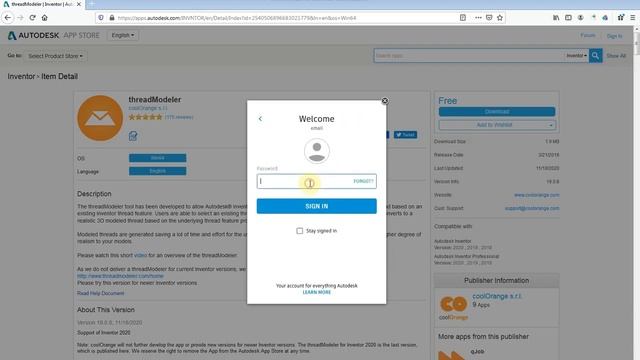 Уроки Inventor - Настоящая резьба в Inventor. Установка плагина threadModeler смотреть онлайн