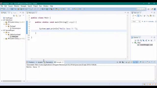 07 - Java Exploring Eclipse IDE (Views , Window , Perspective) Darija