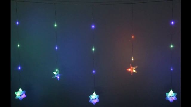 Гирлянда для дома БАХРОМА ш3м*в0,7/0,5м 96 ламп LED "Снежная ночь", прозрачн провод,8 реж,IP-20 смотреть онлайн