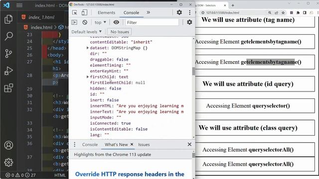 Get Elements by Tag Name|| getElementsByTagName - 19 || JavaScript Tutorial for Beginners  - 89