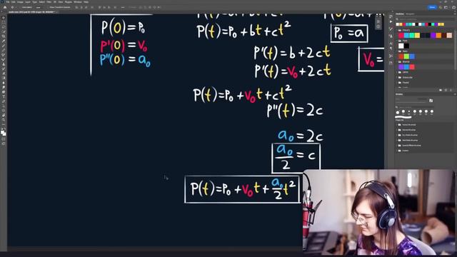 Math for Game Devs [2022, part 8] • Trajectories & Derivatives (720p60fps)