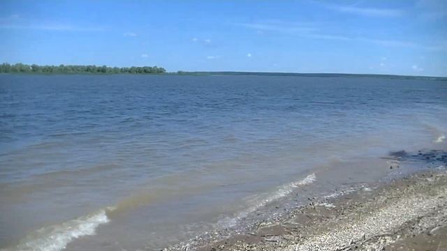 vatravel.ru Галечный пляж на Каме в с.Речное (Татарстан) смотреть онлайн