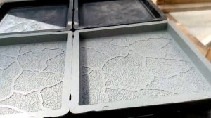 Обзор Вибро-стола и форм  для тротуарной плитки