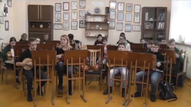 Ульяша, открытый урок в детском оркестре