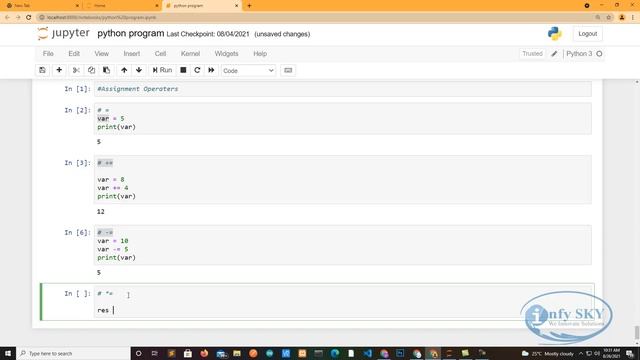 Python Assignment Operators | Python Operators | Assignment Operators in Python #11