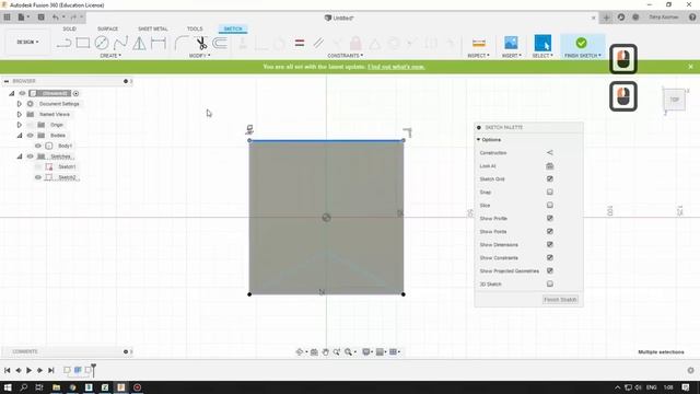 Autodesk Fusion 360: Урок 1. Базовый принцип построения модели
