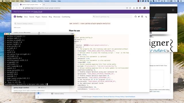 How to install and add Google Analytics to Gatsby JS смотреть онлайн