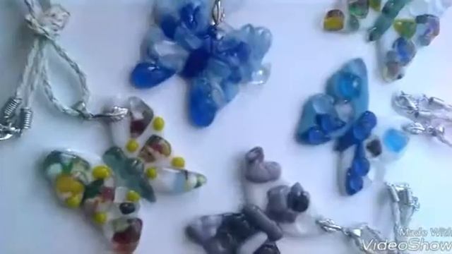 Фьюзинг - подвески из стекла смотреть онлайн