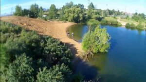 Опасное озеро около АТП-3 #Тольятти.вид с верху. #Togliatti.