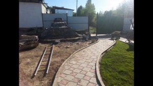 Ландшафтный дизайн! Оформление двора своими руками!