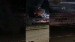 Крупный пожар в торговом комплексе «Центральный» Невинномысска