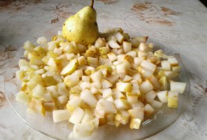 Заморозка груш и яблок на зиму для выпечки .Заготовки на зиму.