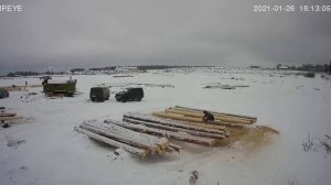 Обработка бревен рубанком