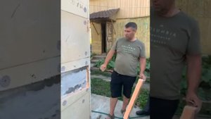 Проверка газобетона после утепления ПЕНОПЛЕКСОМ.