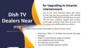DTH New Connection Online Easily and Quickly