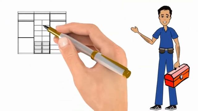 Стильный шкаф для элегантной женщины.