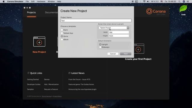 2D игровой движок Corona SDK / Установка, обзор и преимущества смотреть онлайн