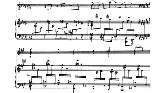 [Aram Khachaturian] Violin Sonata (Score-Video) смотреть онлайн