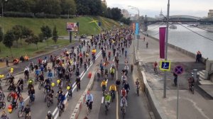 Велопарад приуроченный к 868 летию города Москва