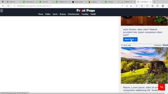 Fully Responsive website in PHP and Mysql with free Source code 100%Download