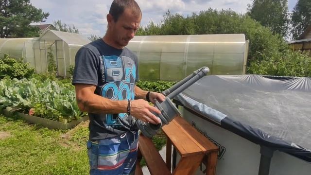 Как сделать подсветку бассейна своими руками? Пылесос для бассейна. Vacuum cleaner for the pool