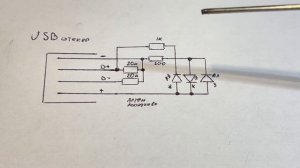 USB тестер на СВЕТОДИОДАХ.Как проверить USB компьютера