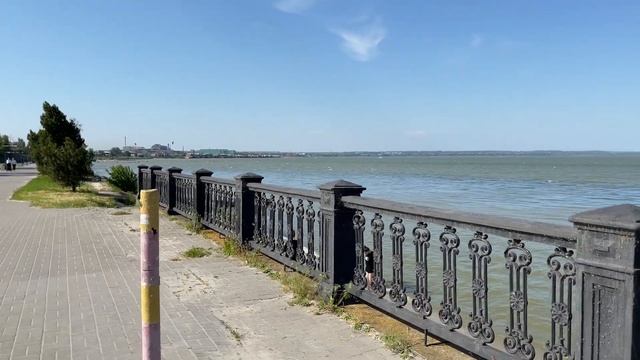 Таганрог. ЕЛИСЕЕВСКИЙ ПЛЯЖ. ЖАРА. Отдых на МОРЕ. РАССВЕТ на НАБЕРЕЖНОЙ. Прогулка по Набережной.