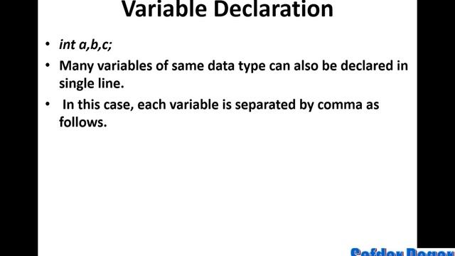 Variables in C++ | Declaration of Variables In C++| C++ Tutorial for Beginners Full Course