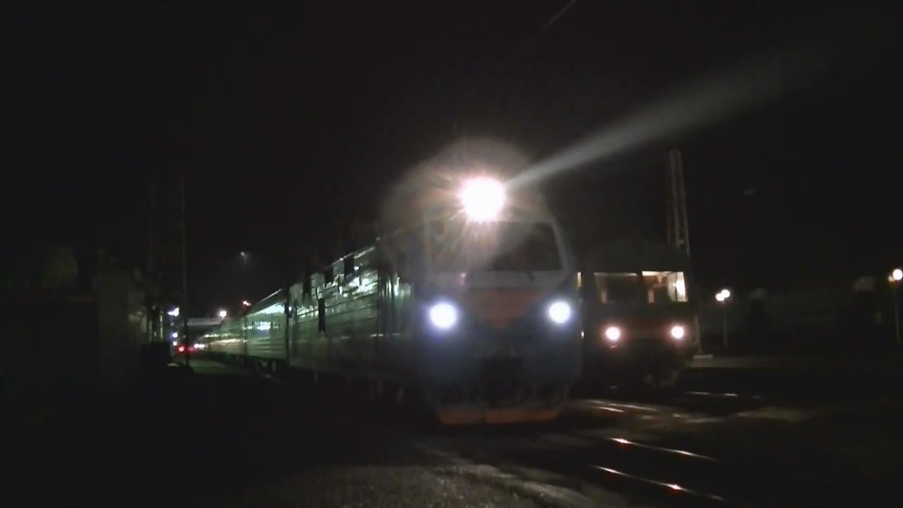 ЭП1М-579 с поездом №146 Москва - Назрань смотреть онлайн