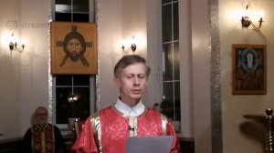 Воздвижение Креста Господня. Вечерня на русском языке. Прямая трансляция