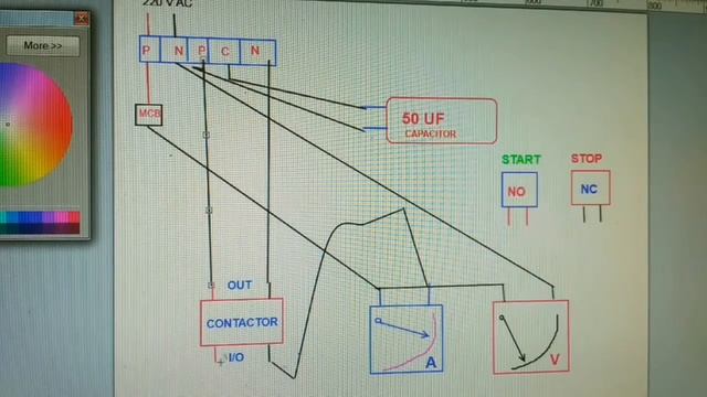 Submersible pump starter wiring diagram with contactor | capacitor & on/off switch смотреть онлайн