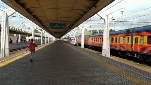 Электропоезд ЭВС1-12 "Сапсан" № 770 Москва - СПБ станция Москва-Пасс. Октябрьская 14.08.2022