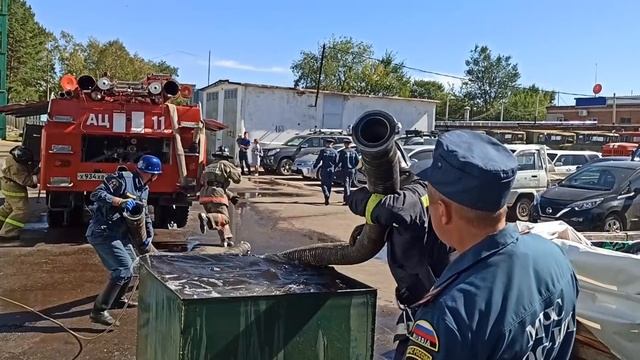 Соревнования по боевому развертыванию в Комсомольске-на-Амуре