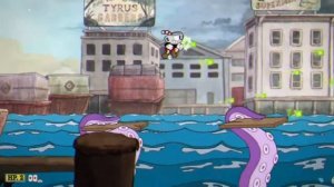Cuphead беги и стреляй Опасные Опоры