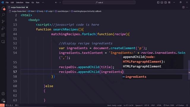 Creating A Recipe Website Project Using Html Css and Javascript | Food Recipe Website Project GitHu